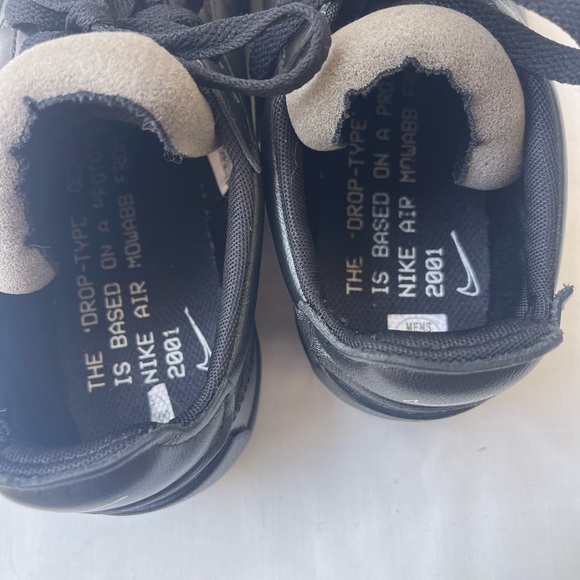 Nike tennis Shoes CN6916-001 Men's Shoe Size 6 black leather - Picture 8 of 13